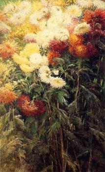 古斯塔夫 卡裡伯特 Chrysanthemums Garden at Petit Gennevilliers 古斯塔夫 卡裡伯特 Chrysanthemums Garden at Petit Gennevilliers